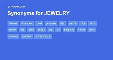 jewellery synonym